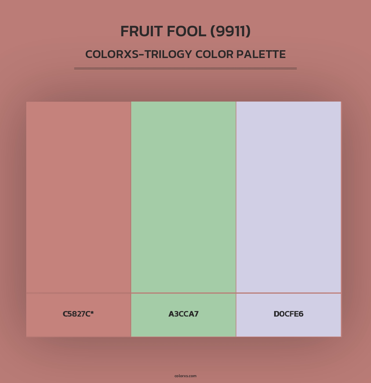 Fruit Fool (9911) - Colorxs Trilogy Palette