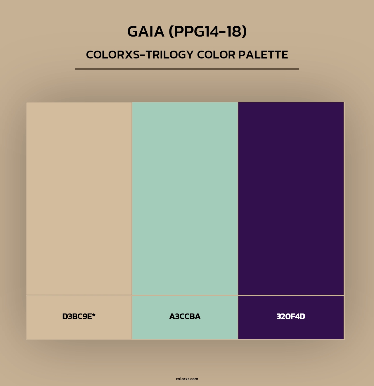 Gaia (PPG14-18) - Colorxs Trilogy Palette