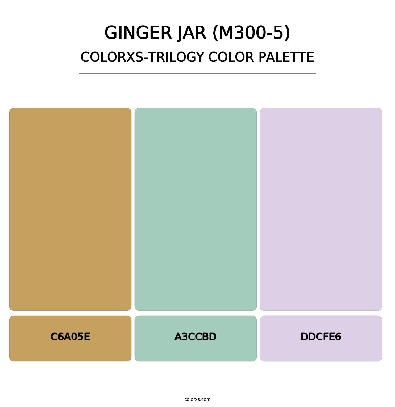 Ginger Jar (M300-5) - Colorxs Trilogy Palette