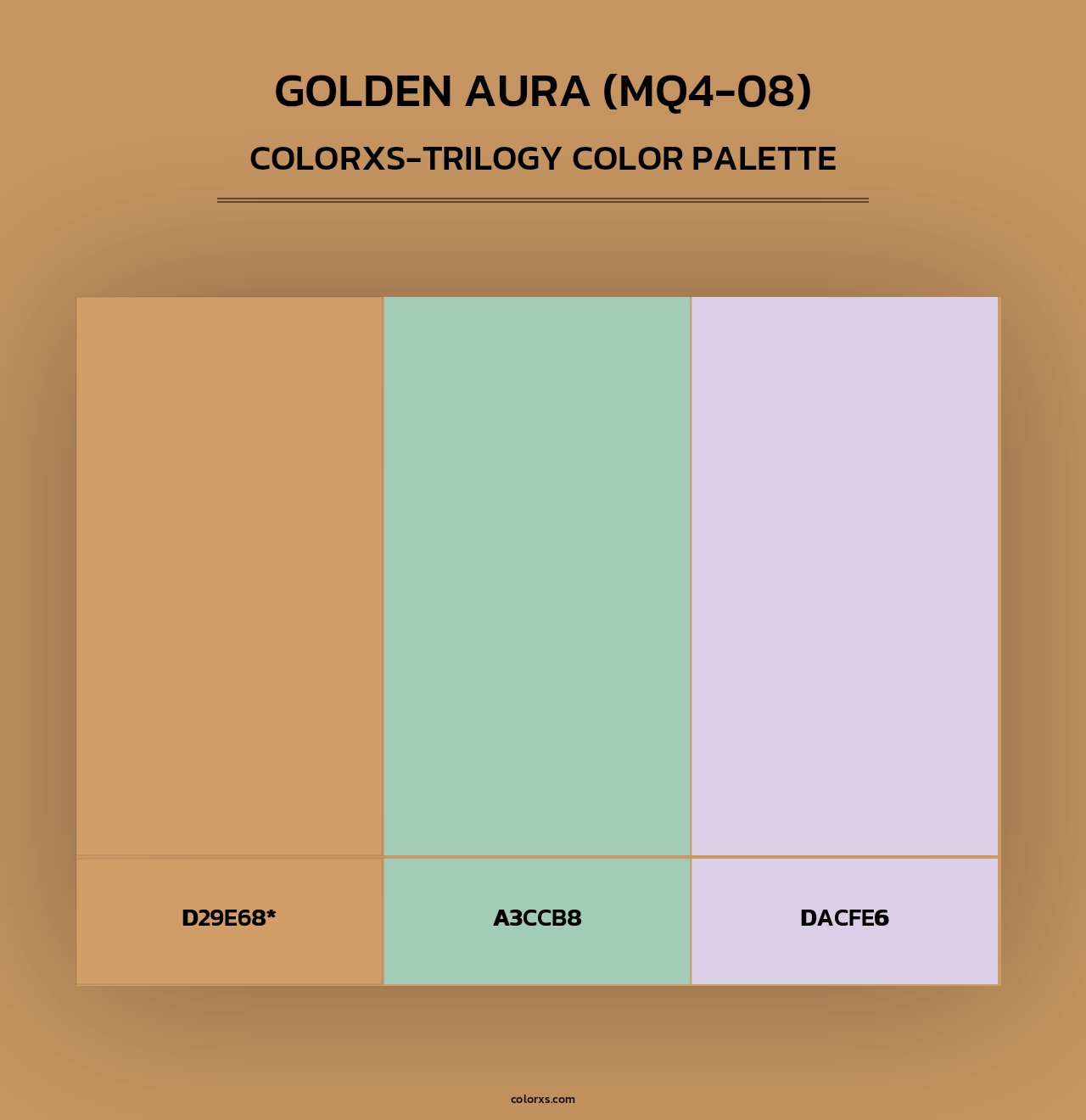 Golden Aura (MQ4-08) - Colorxs Trilogy Palette