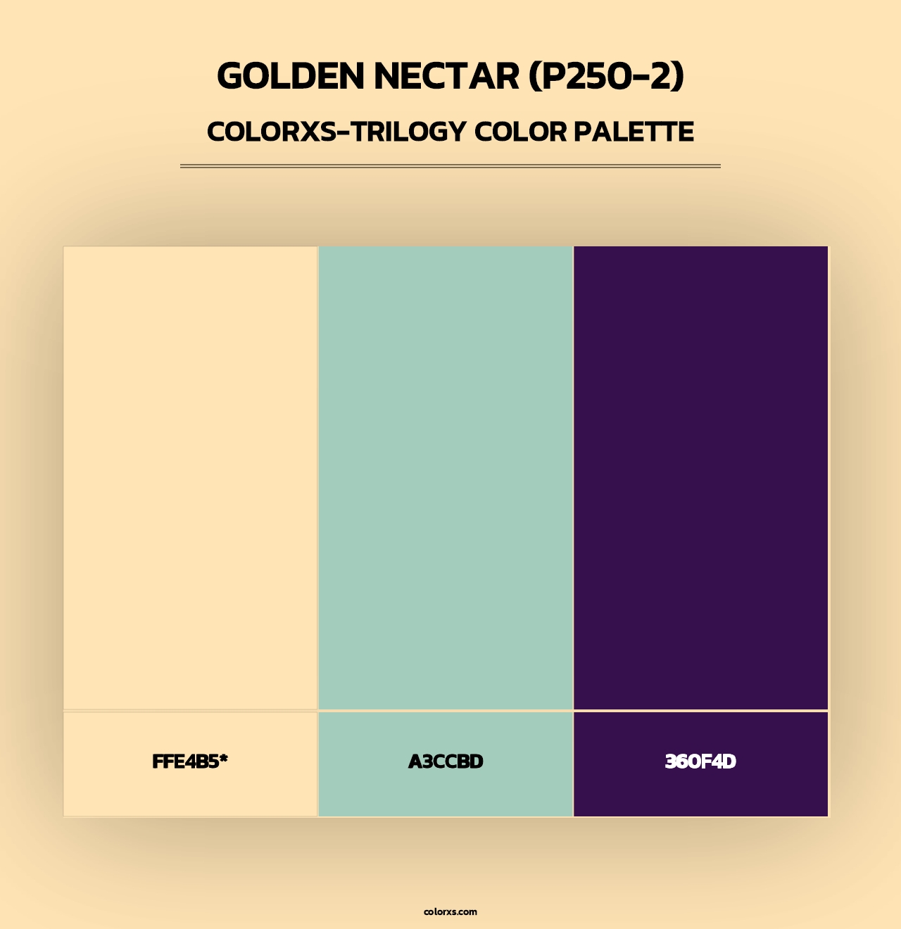 Golden Nectar (P250-2) - Colorxs Trilogy Palette