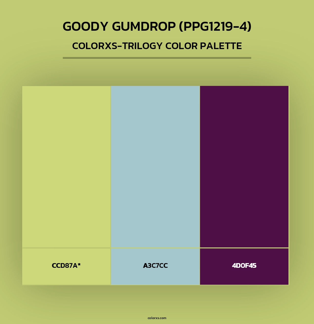 Goody Gumdrop (PPG1219-4) - Colorxs Trilogy Palette