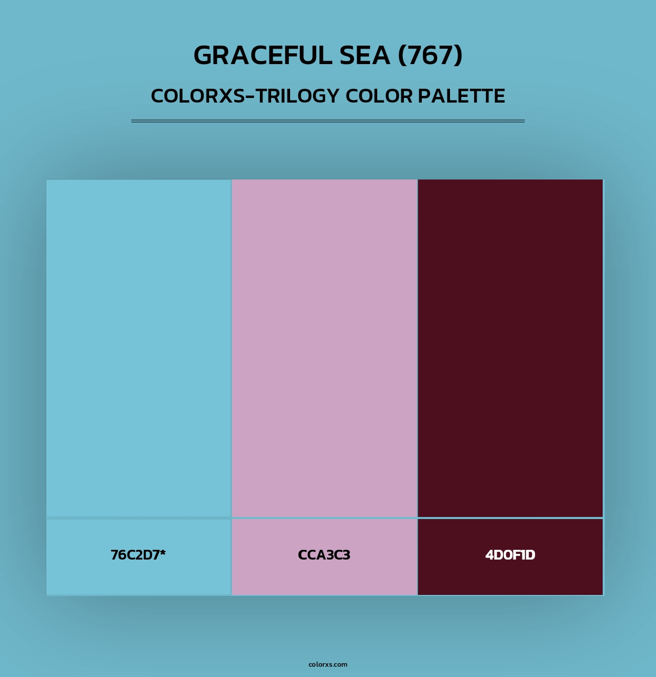 Graceful Sea (767) - Colorxs Trilogy Palette
