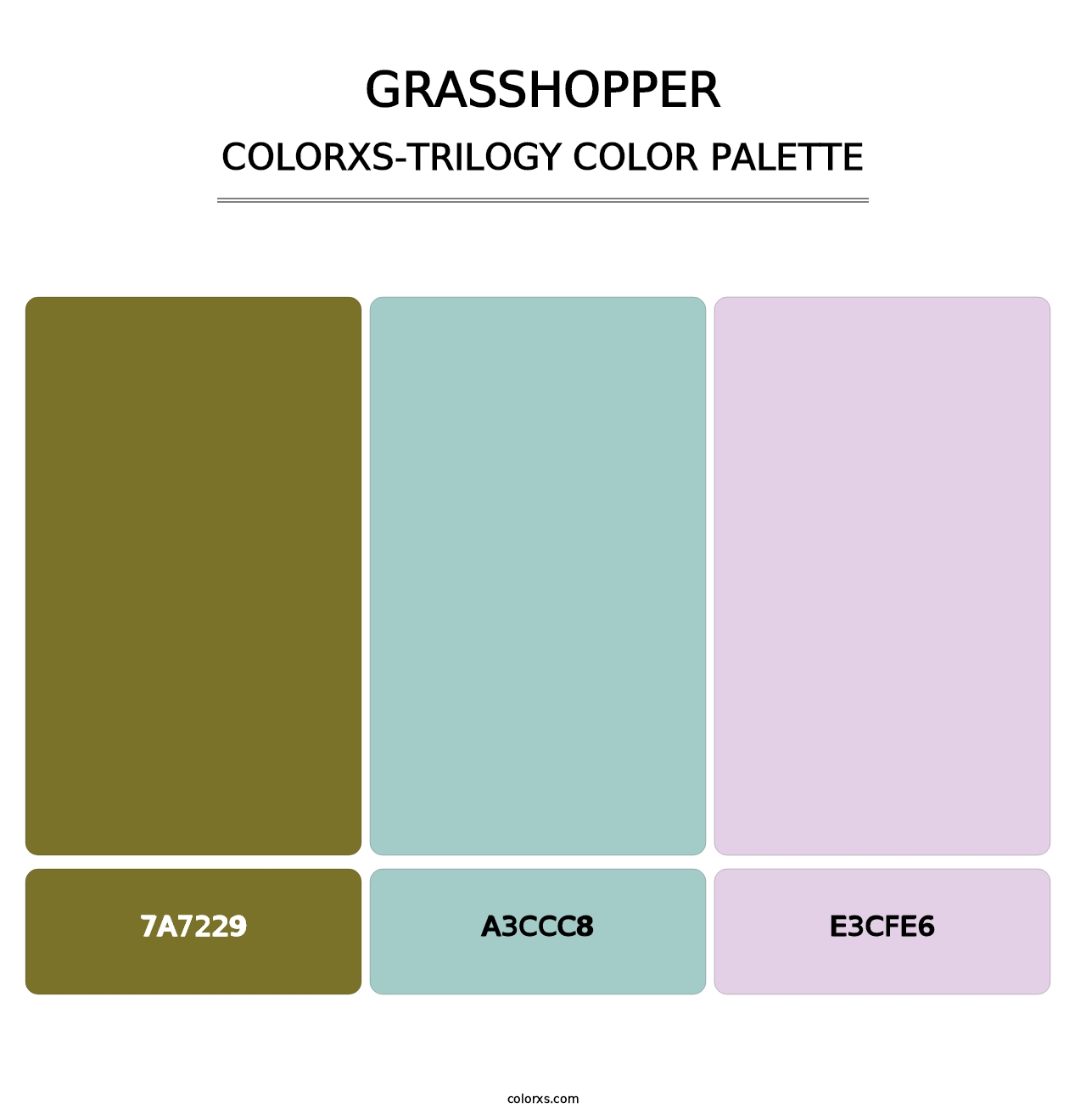 Grasshopper - Colorxs Trilogy Palette