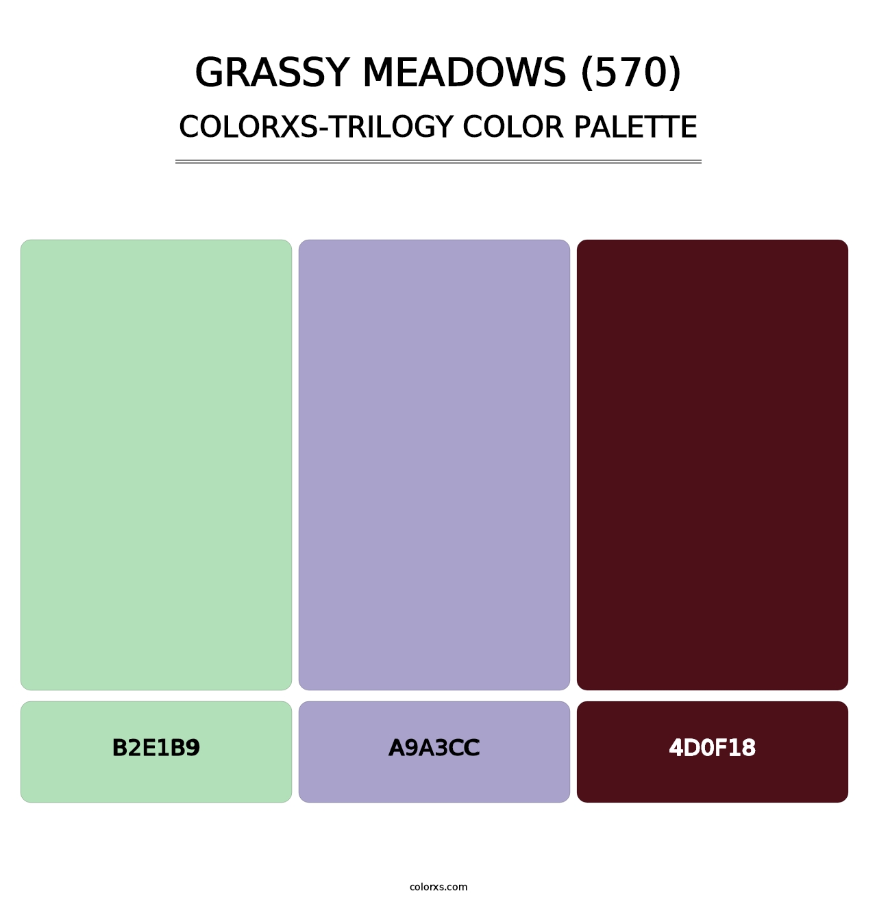 Grassy Meadows (570) - Colorxs Trilogy Palette