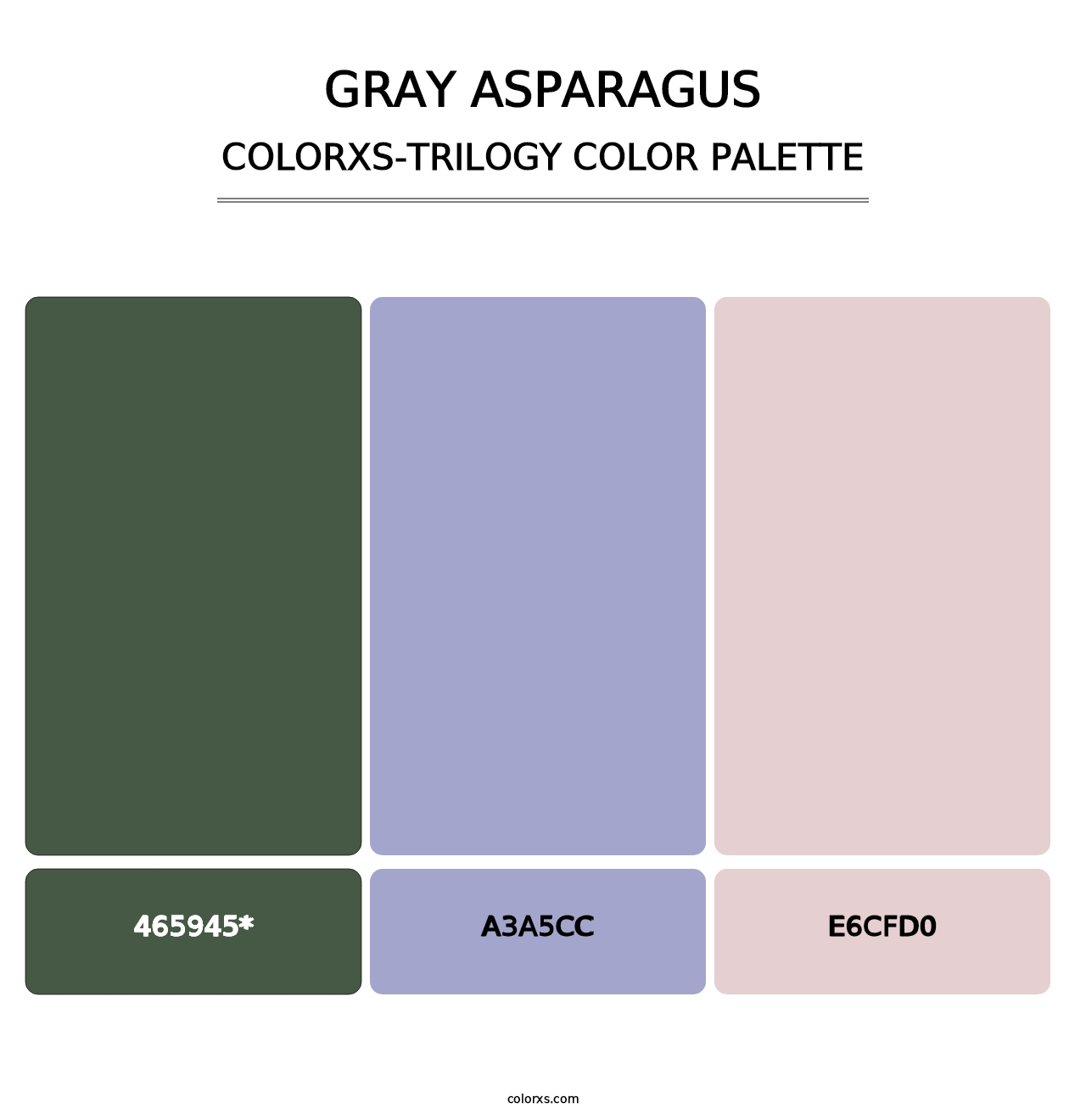 Gray Asparagus - Colorxs Trilogy Palette