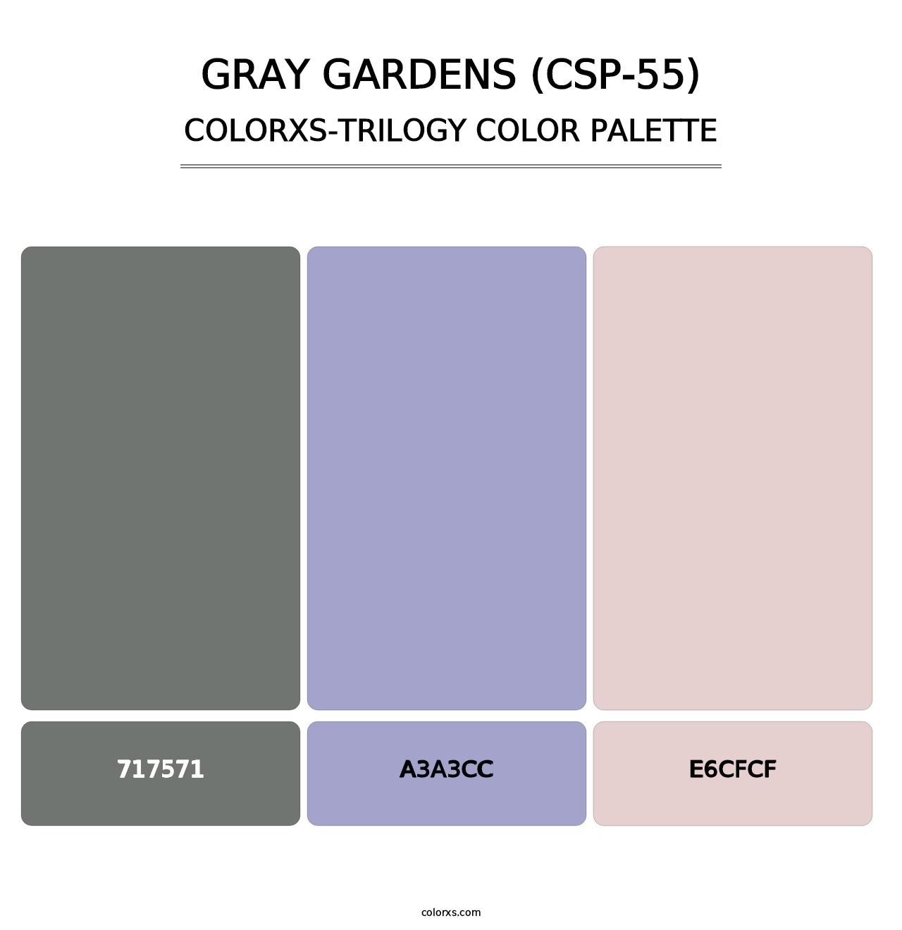 Gray Gardens (CSP-55) - Colorxs Trilogy Palette
