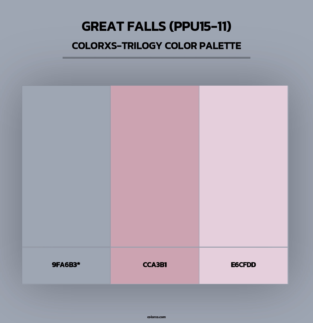 Great Falls (PPU15-11) - Colorxs Trilogy Palette
