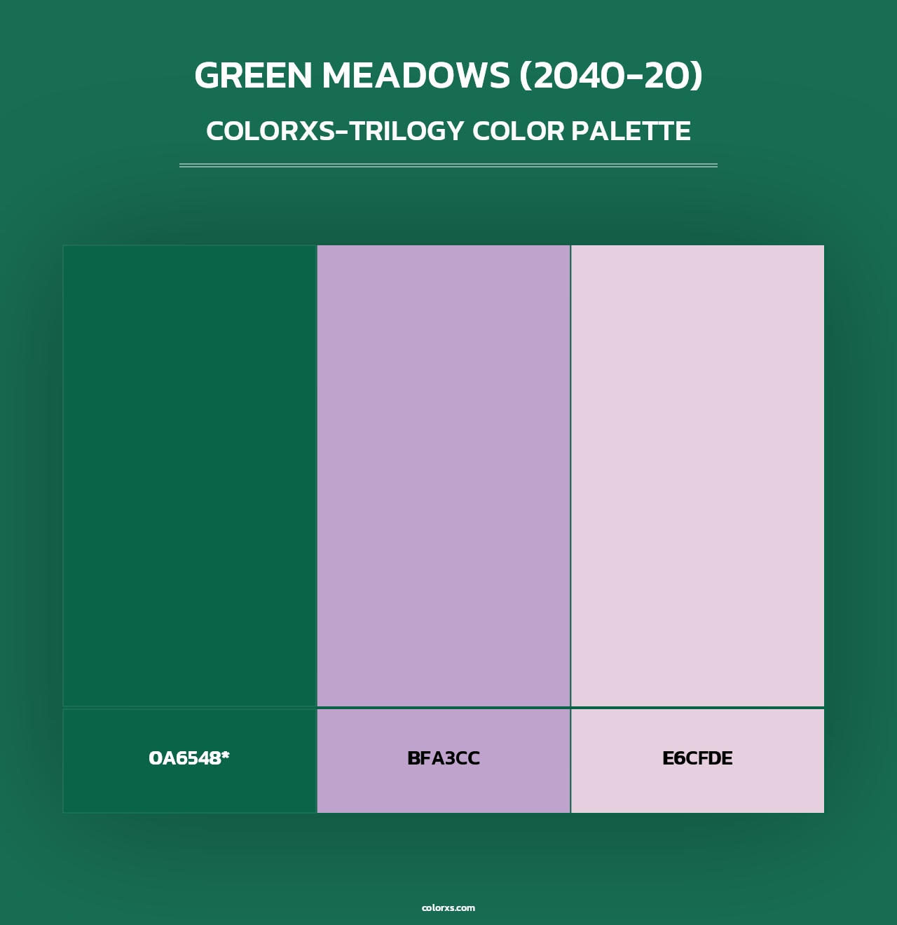 Green Meadows (2040-20) - Colorxs Trilogy Palette
