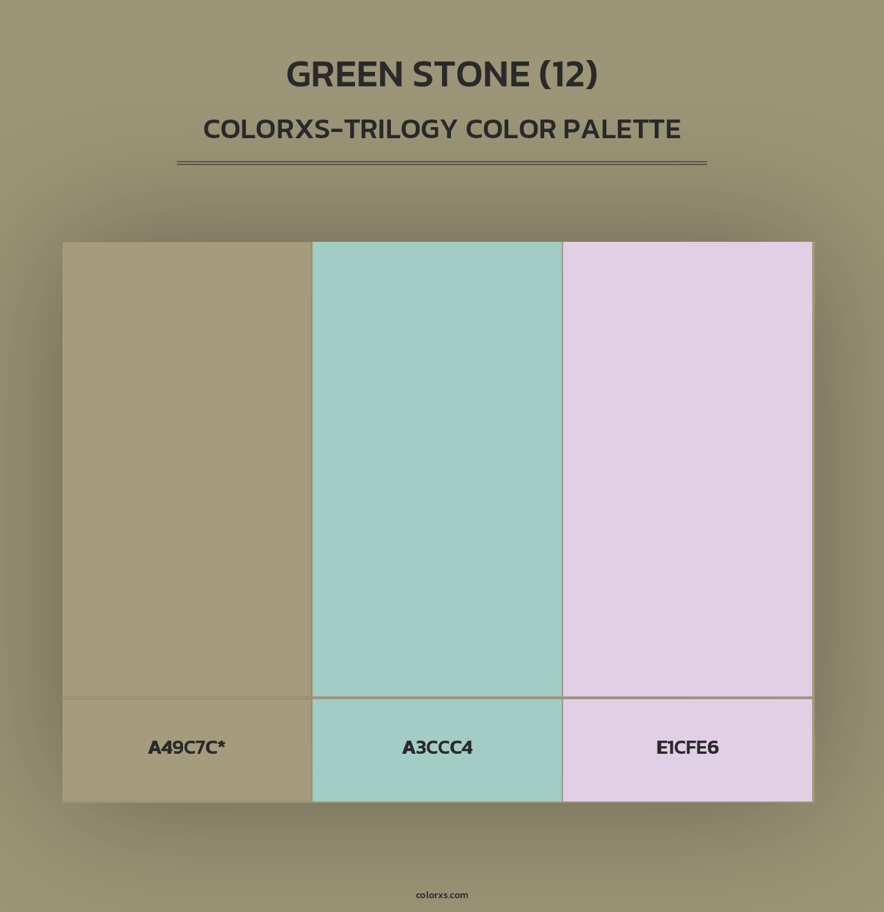 Green Stone (12) - Colorxs Trilogy Palette