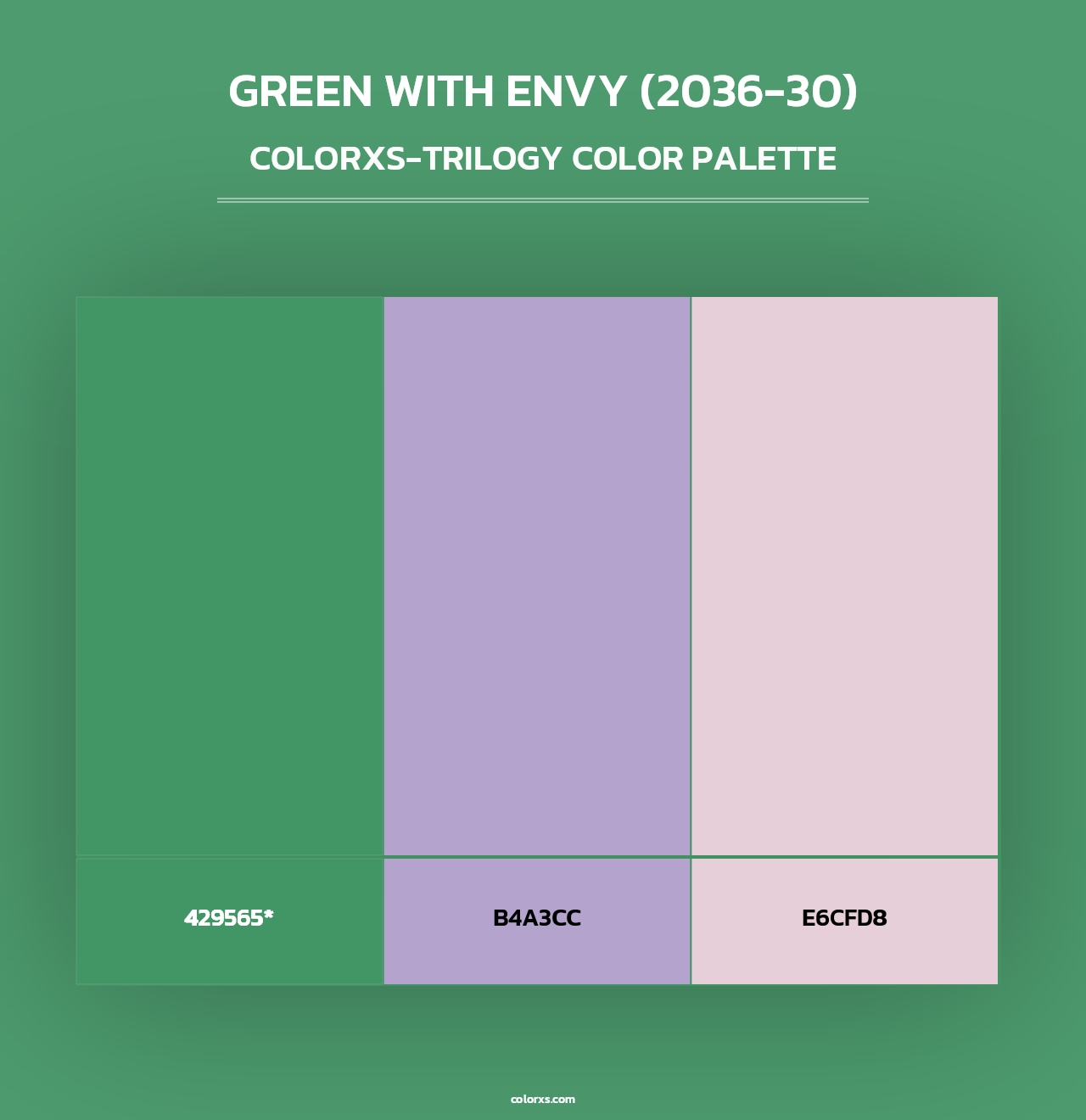 Green with Envy (2036-30) - Colorxs Trilogy Palette