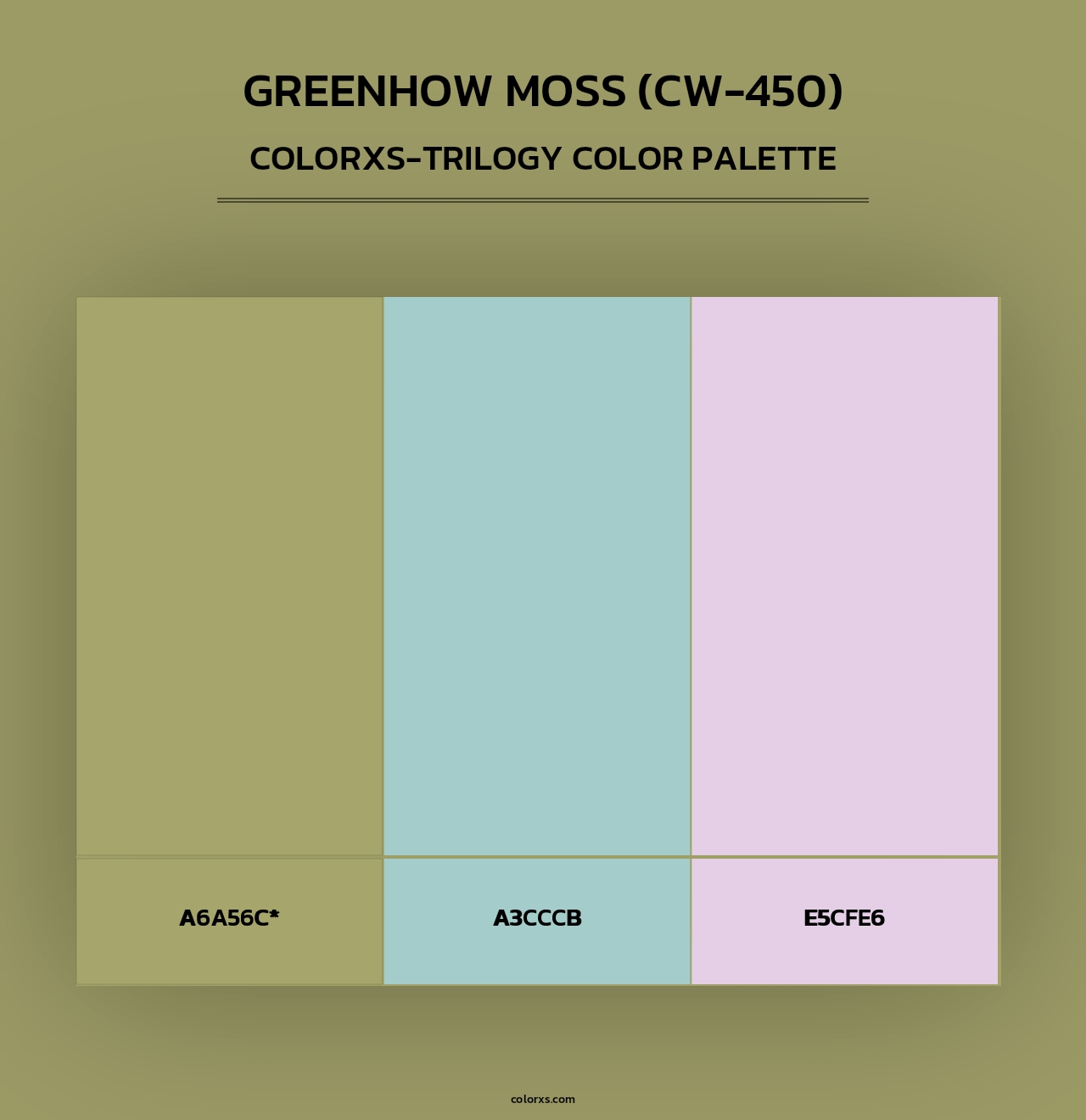 Greenhow Moss (CW-450) - Colorxs Trilogy Palette