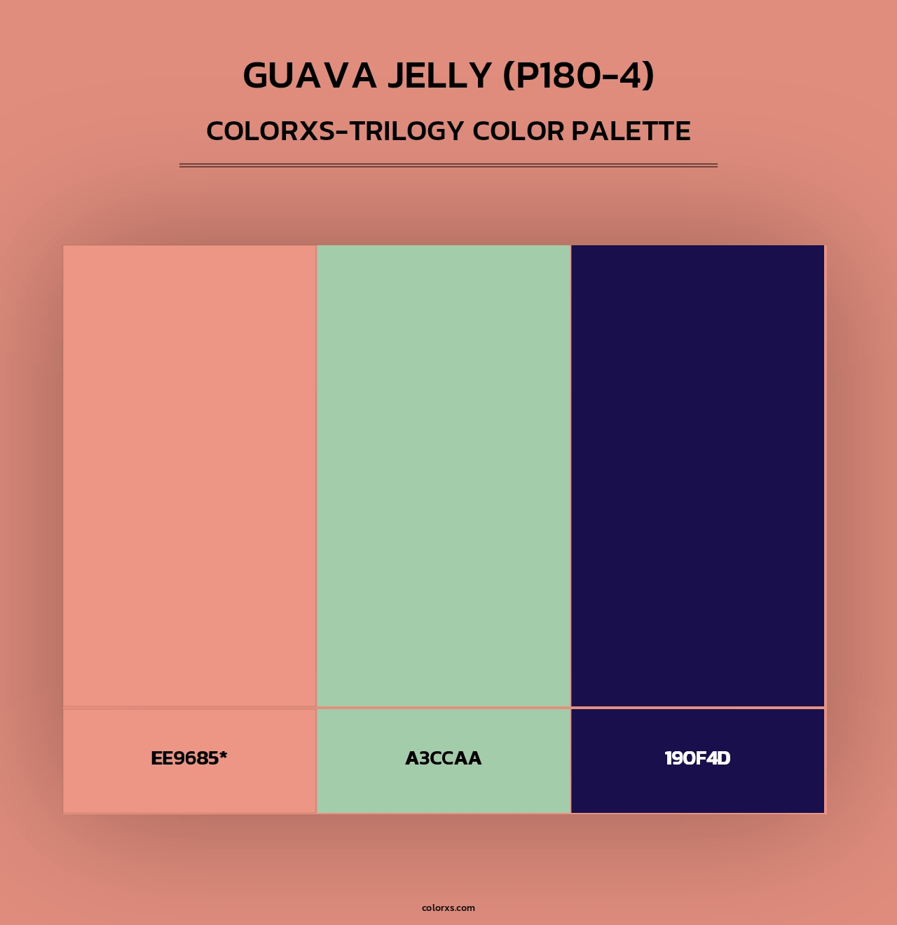 Guava Jelly (P180-4) - Colorxs Trilogy Palette