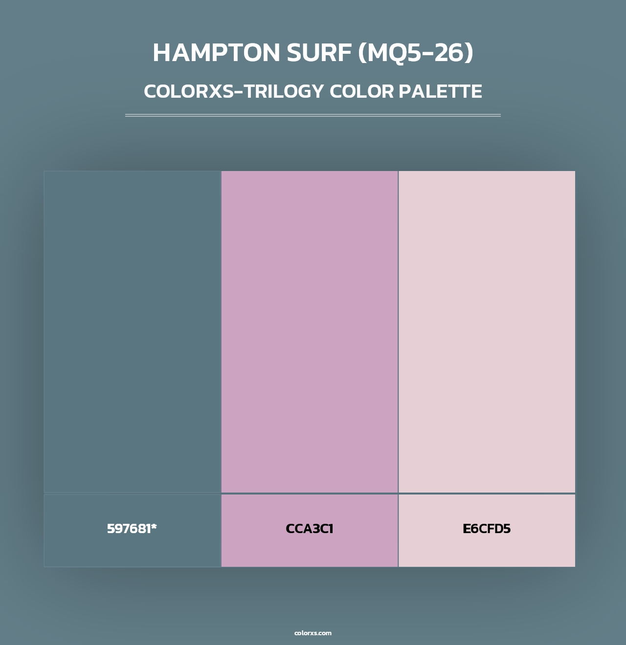 Hampton Surf (MQ5-26) - Colorxs Trilogy Palette