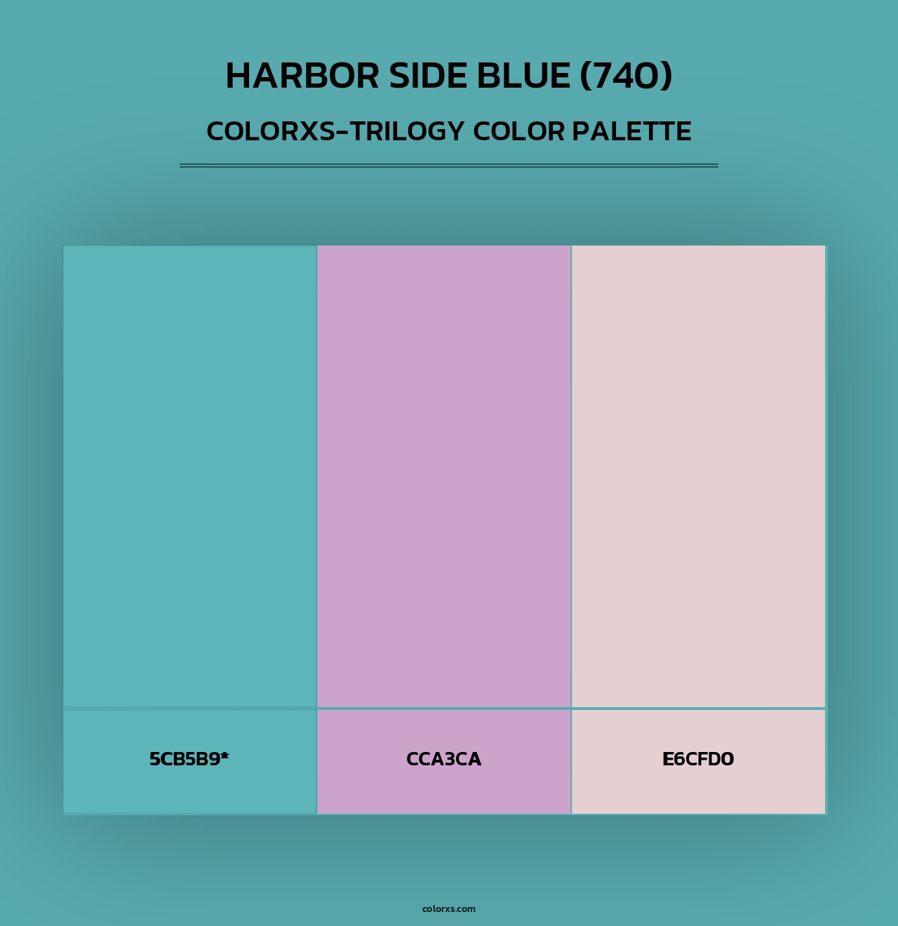 Harbor Side Blue (740) - Colorxs Trilogy Palette