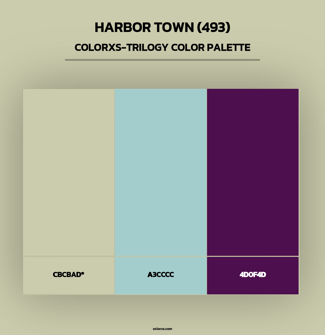Harbor Town (493) - Colorxs Trilogy Palette