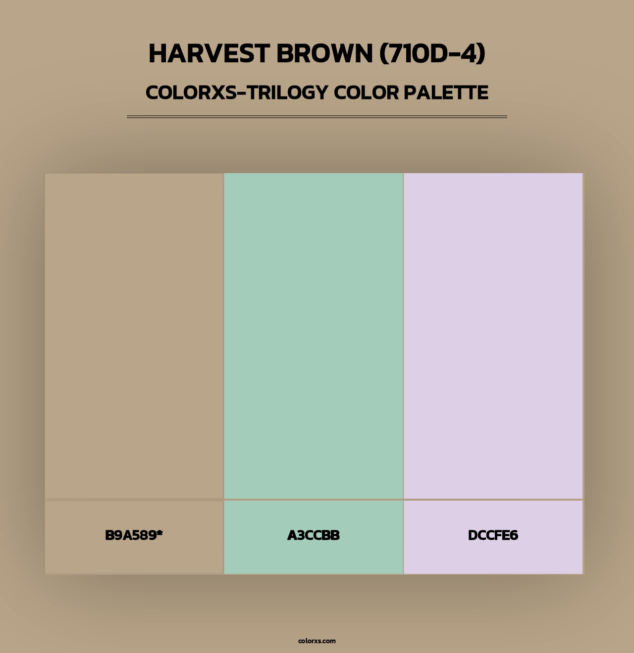 Harvest Brown (710D-4) - Colorxs Trilogy Palette