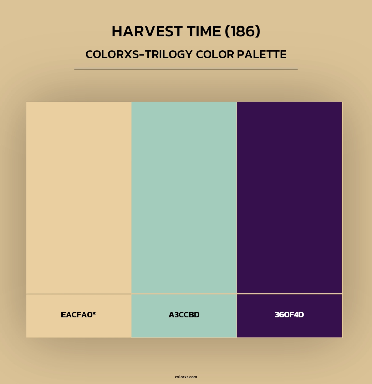 Harvest Time (186) - Colorxs Trilogy Palette