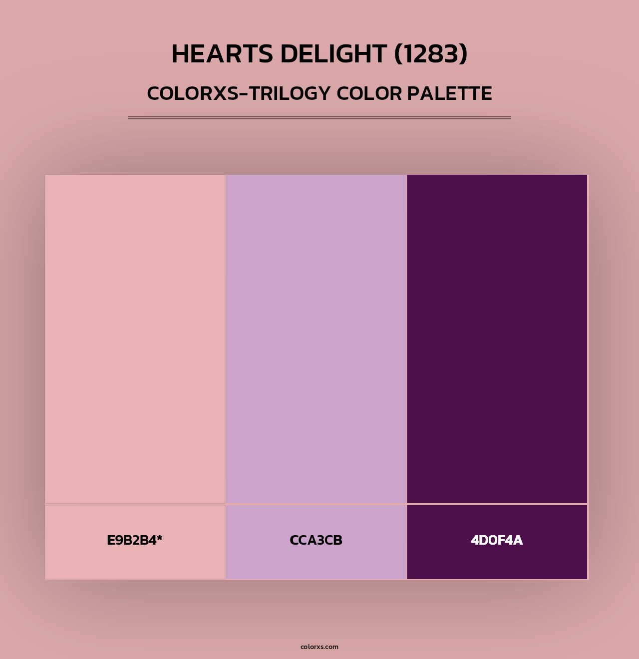 Hearts Delight (1283) - Colorxs Trilogy Palette
