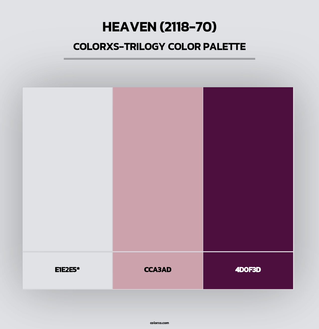 Heaven (2118-70) - Colorxs Trilogy Palette