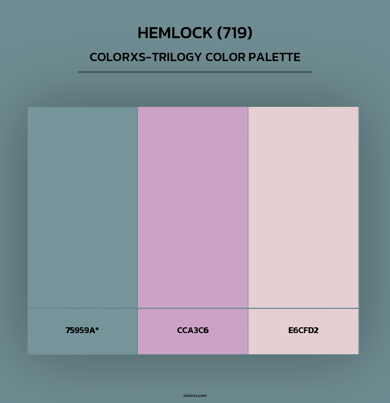 Hemlock (719) - Colorxs Trilogy Palette