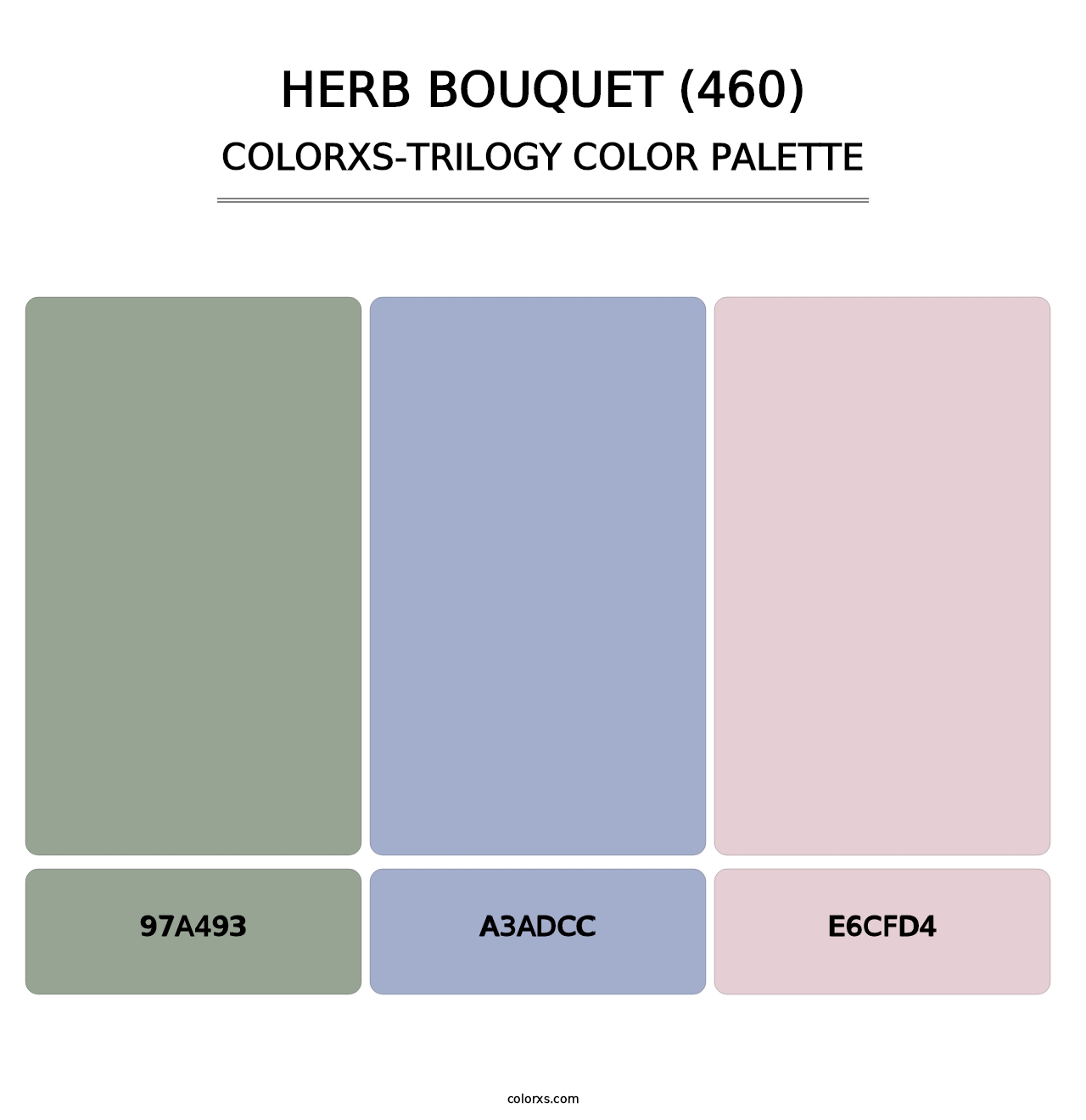 Herb Bouquet (460) - Colorxs Trilogy Palette