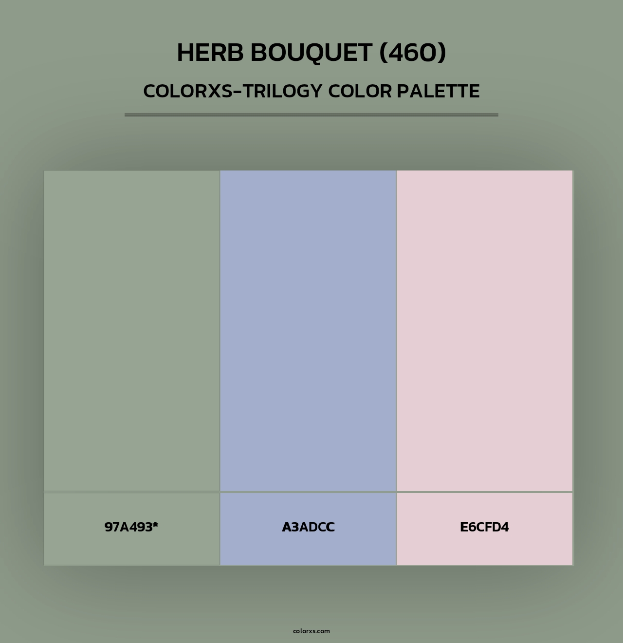 Herb Bouquet (460) - Colorxs Trilogy Palette