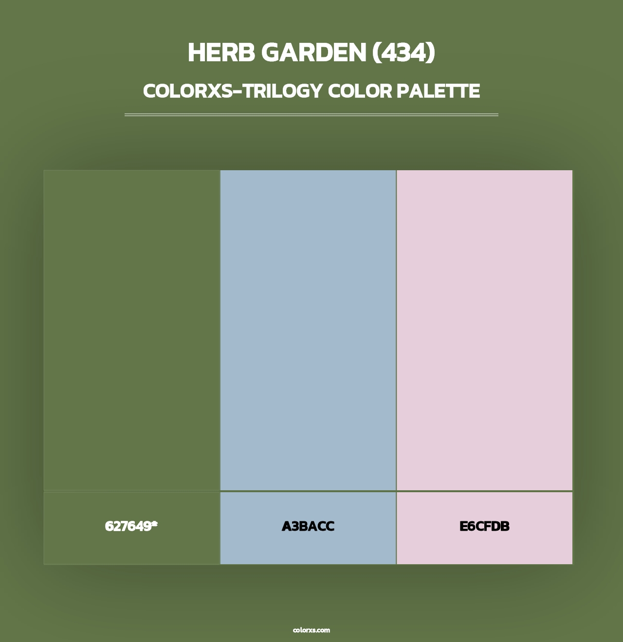 Herb Garden (434) - Colorxs Trilogy Palette