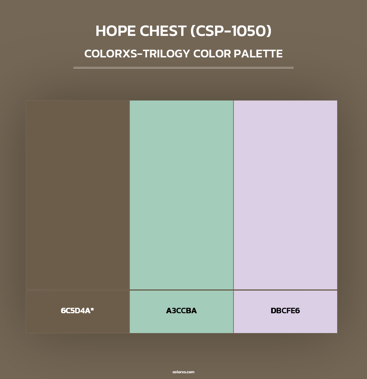 Hope Chest (CSP-1050) - Colorxs Trilogy Palette
