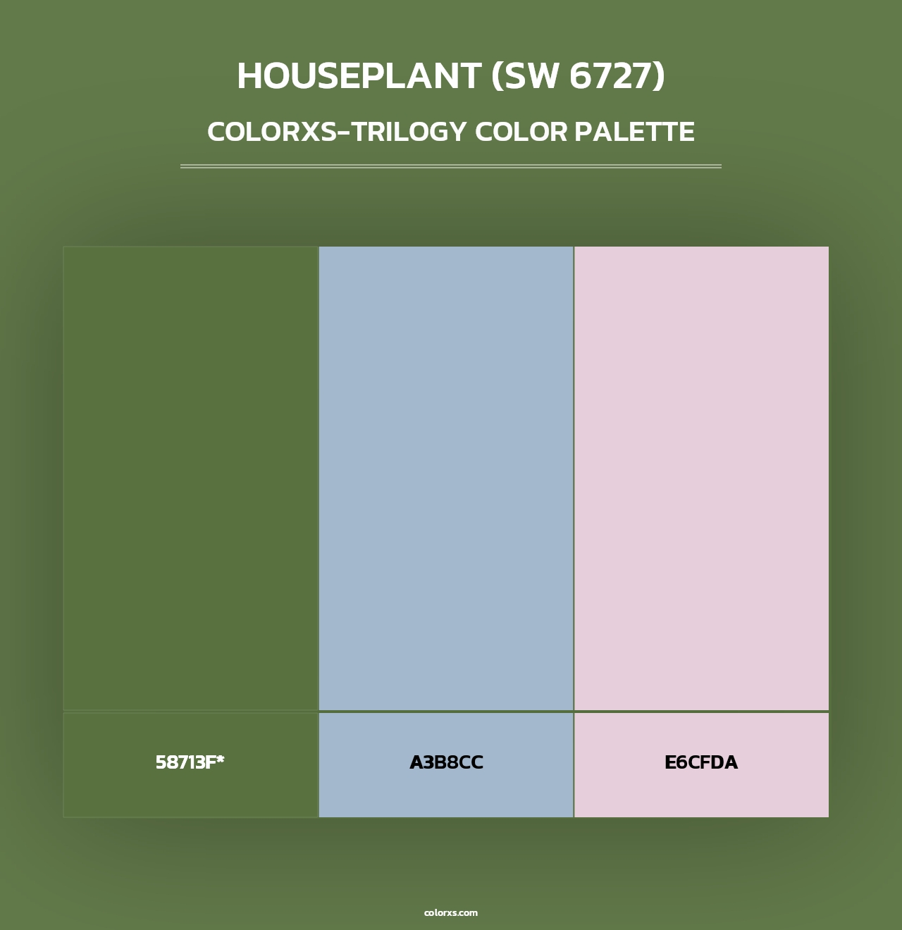 Houseplant (SW 6727) - Colorxs Trilogy Palette