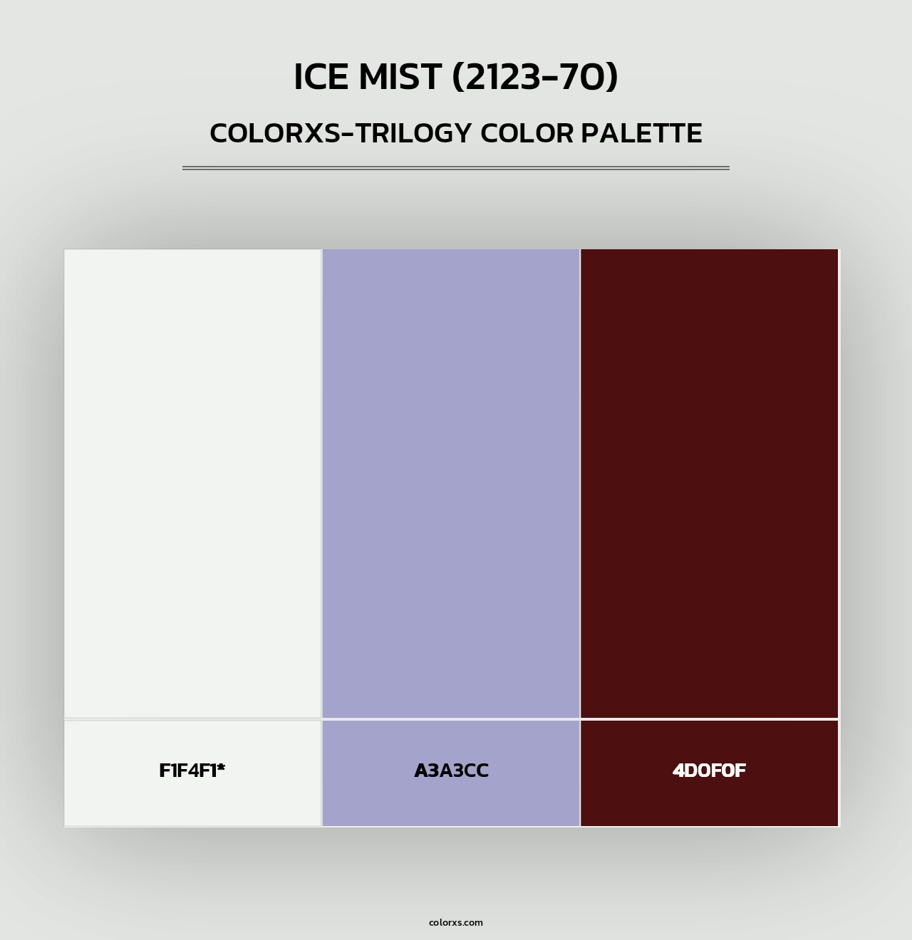 Ice Mist (2123-70) - Colorxs Trilogy Palette