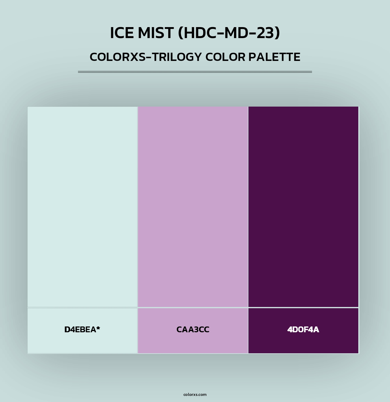 Ice Mist (HDC-MD-23) - Colorxs Trilogy Palette