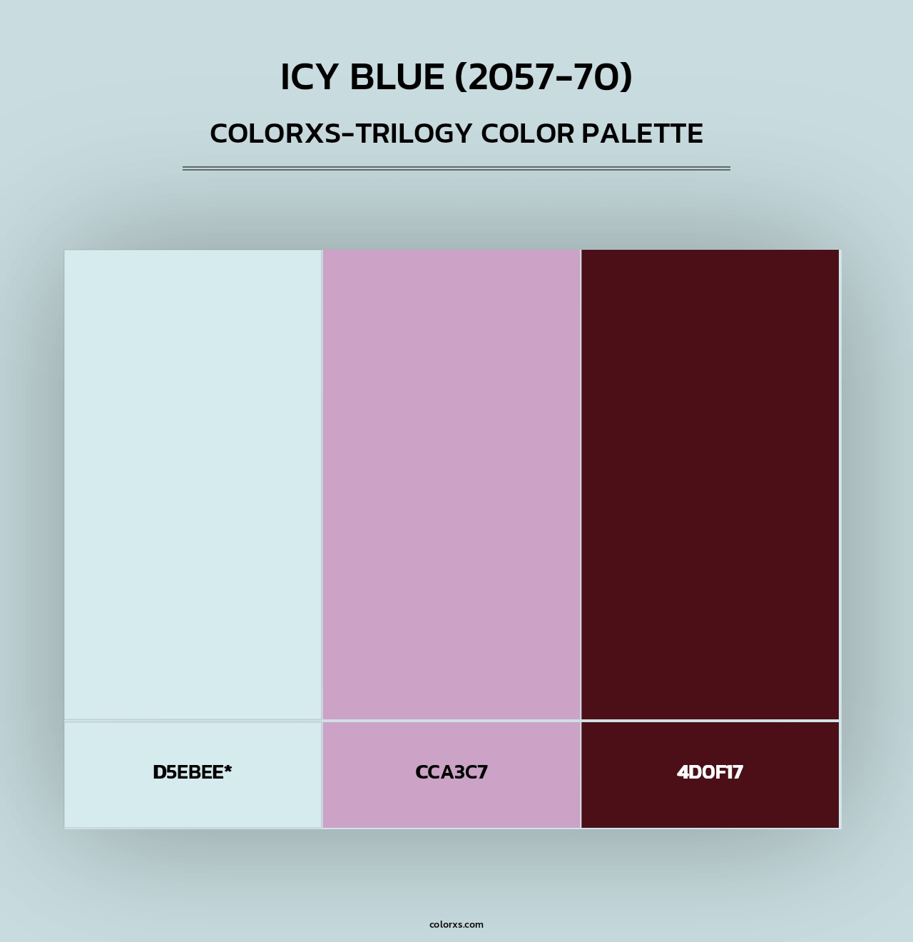 Icy Blue (2057-70) - Colorxs Trilogy Palette