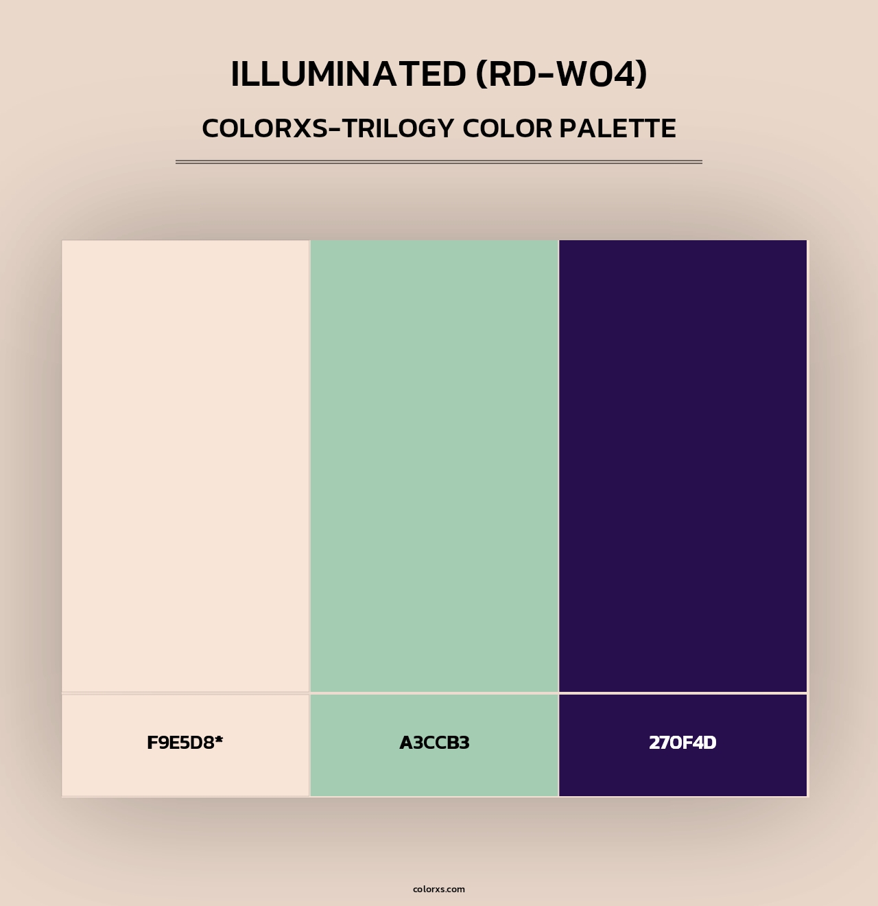 Illuminated (RD-W04) - Colorxs Trilogy Palette
