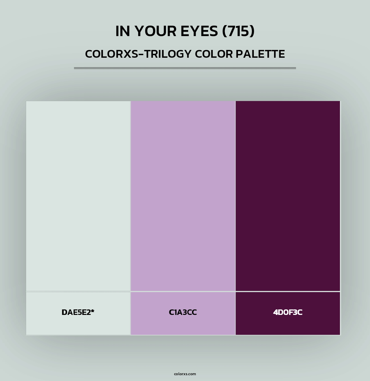 In Your Eyes (715) - Colorxs Trilogy Palette
