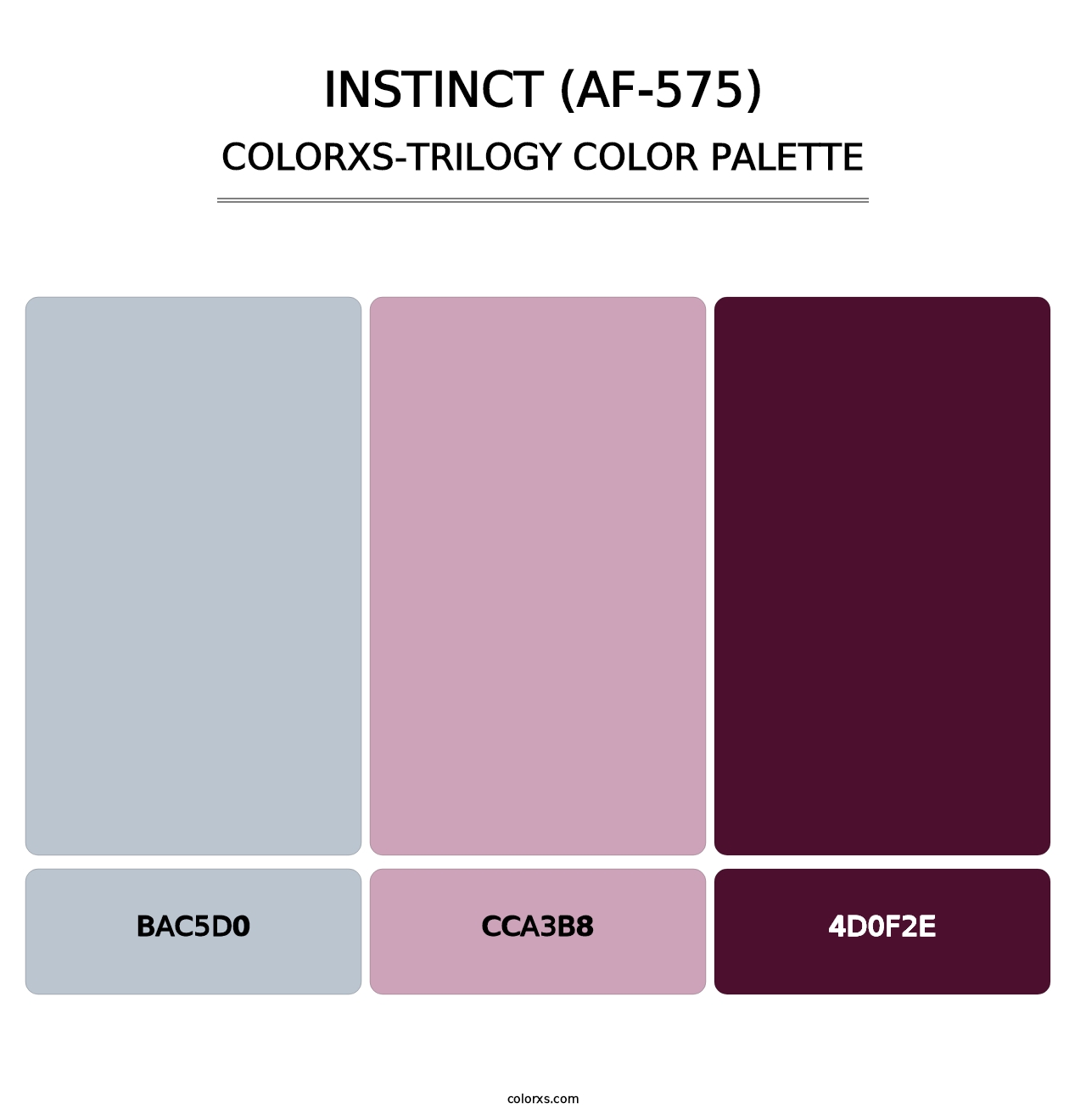 Instinct (AF-575) - Colorxs Trilogy Palette