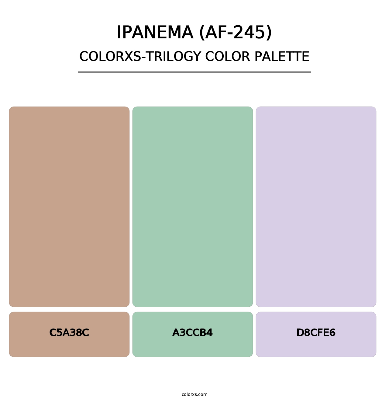 Ipanema (AF-245) - Colorxs Trilogy Palette