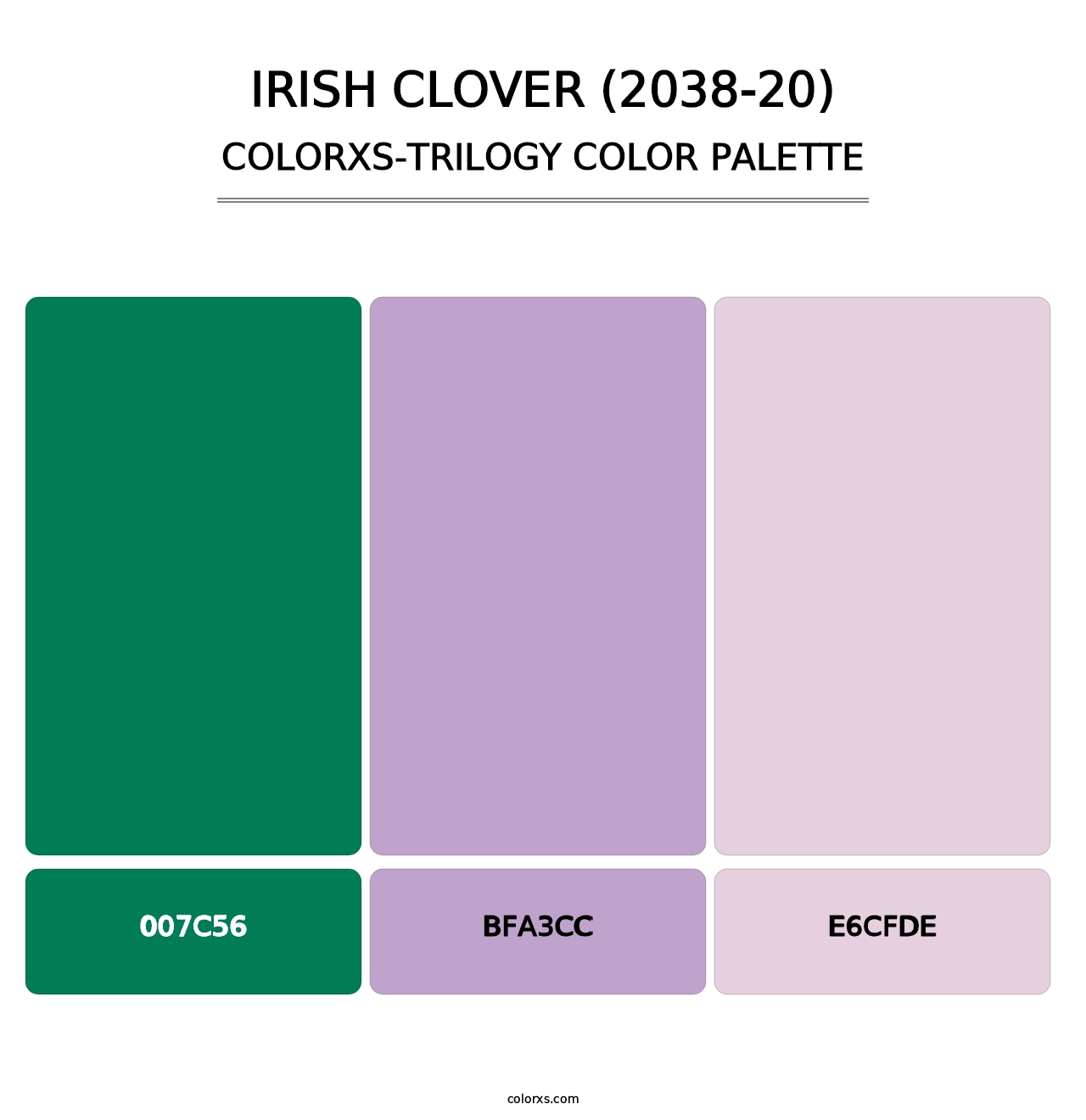 Irish Clover (2038-20) - Colorxs Trilogy Palette