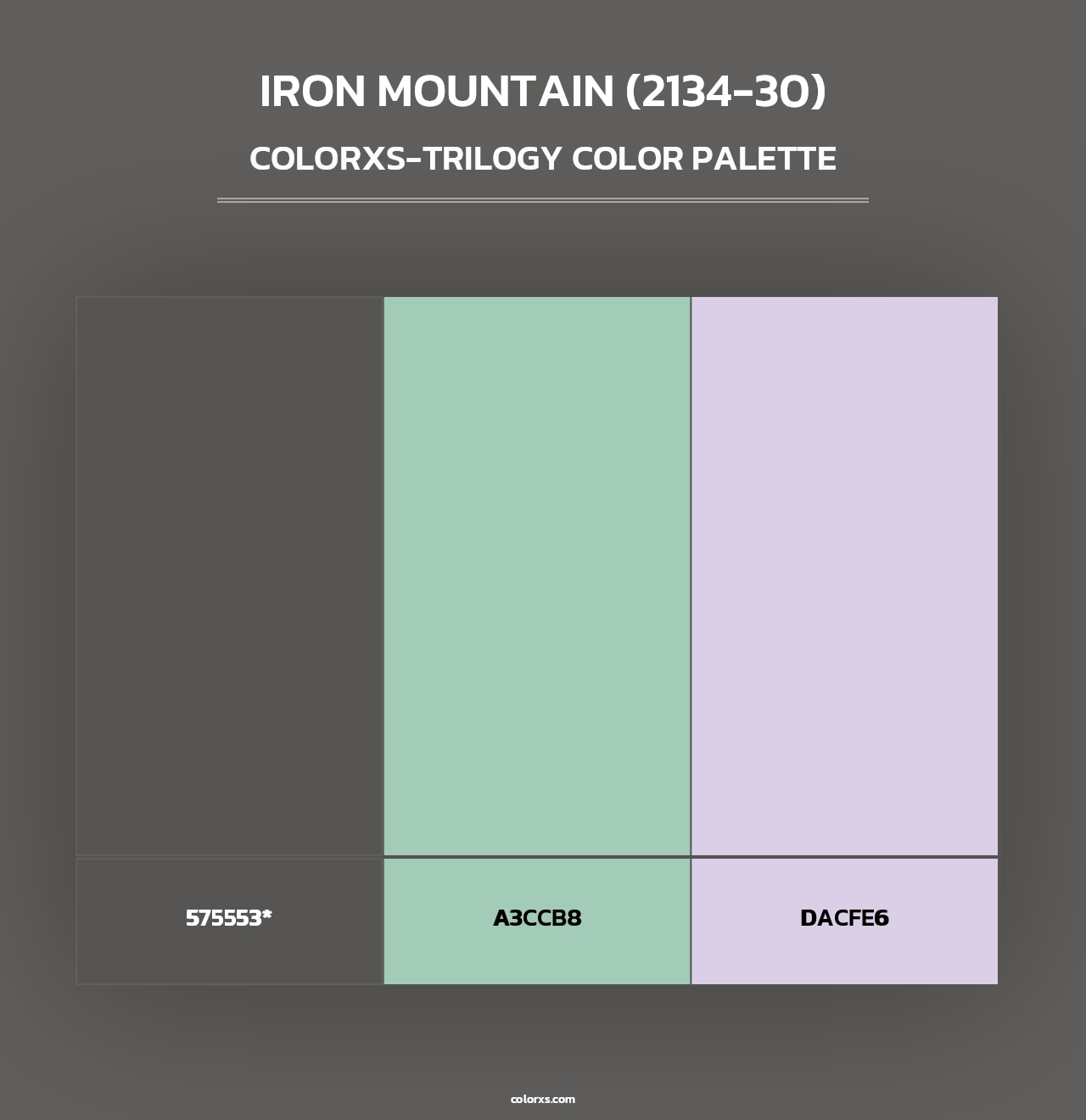 Iron Mountain (2134-30) - Colorxs Trilogy Palette