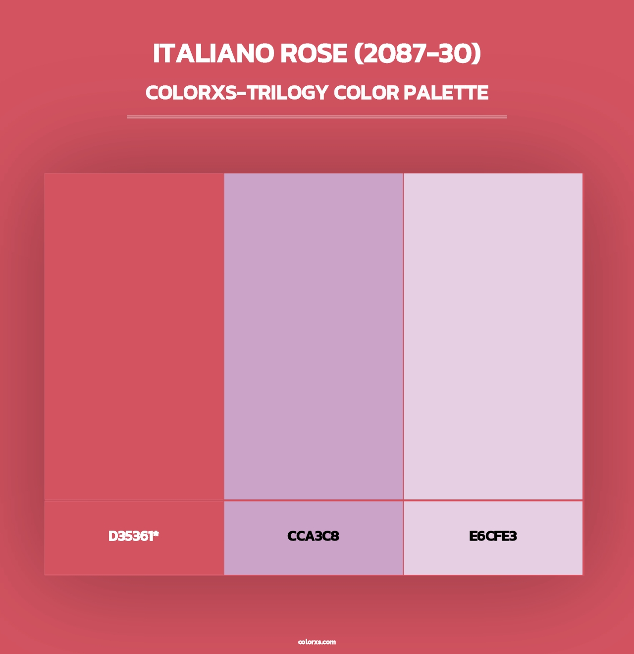 Italiano Rose (2087-30) - Colorxs Trilogy Palette