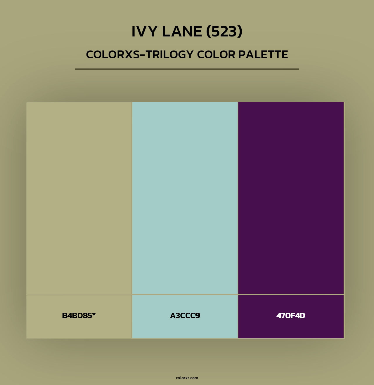 Ivy Lane (523) - Colorxs Trilogy Palette