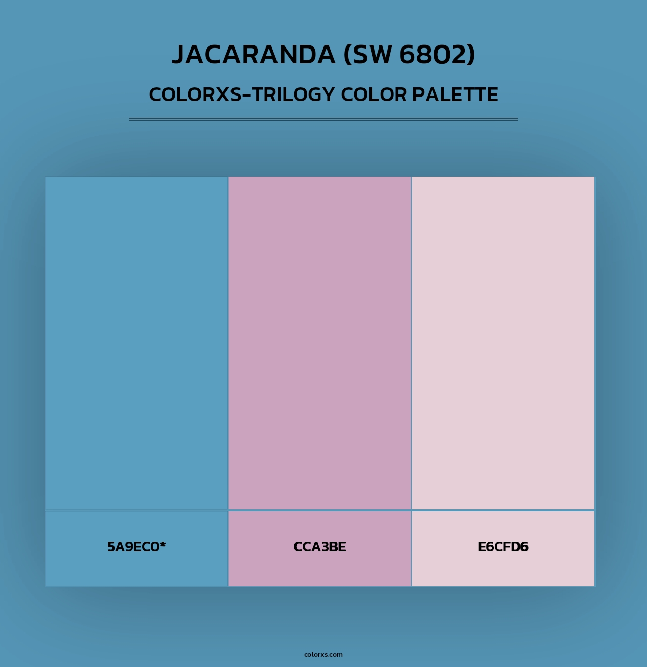 Jacaranda (SW 6802) - Colorxs Trilogy Palette