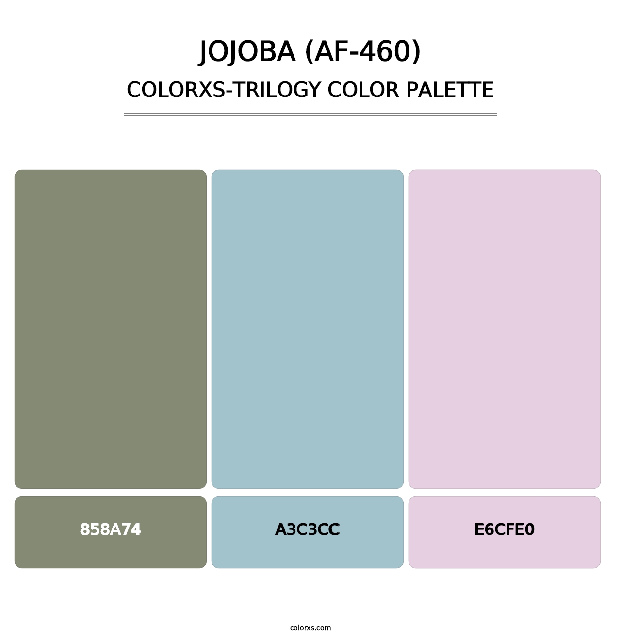 Jojoba (AF-460) - Colorxs Trilogy Palette