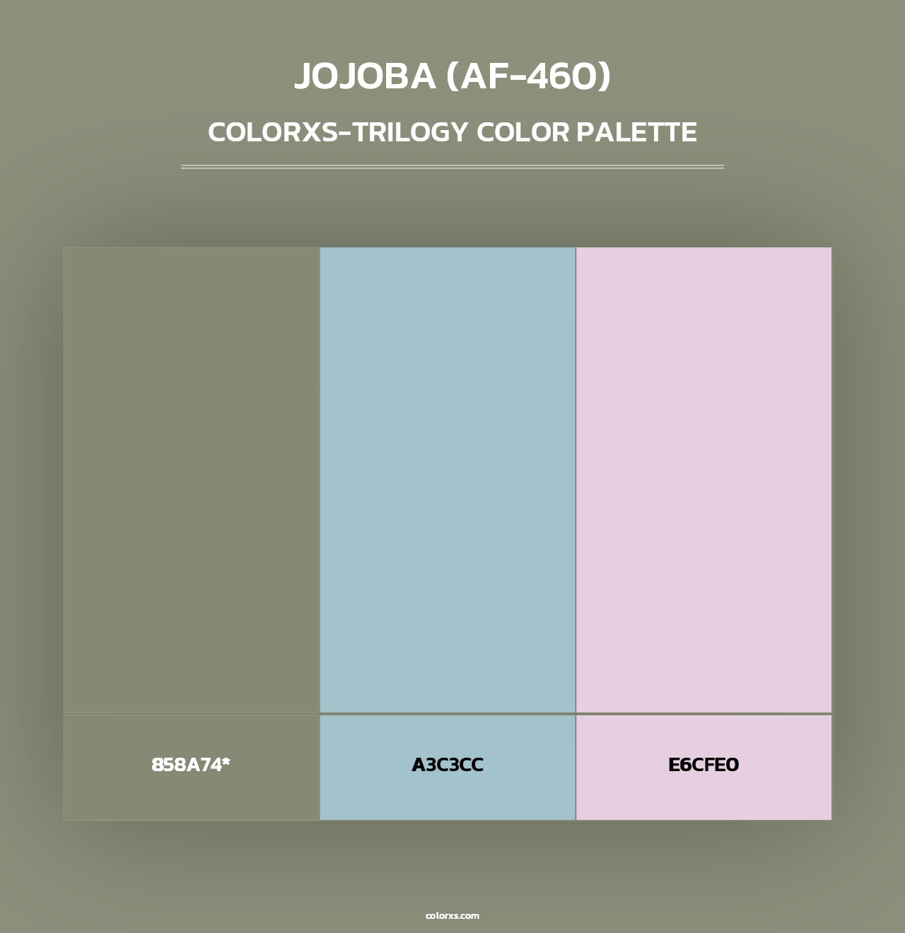 Jojoba (AF-460) - Colorxs Trilogy Palette