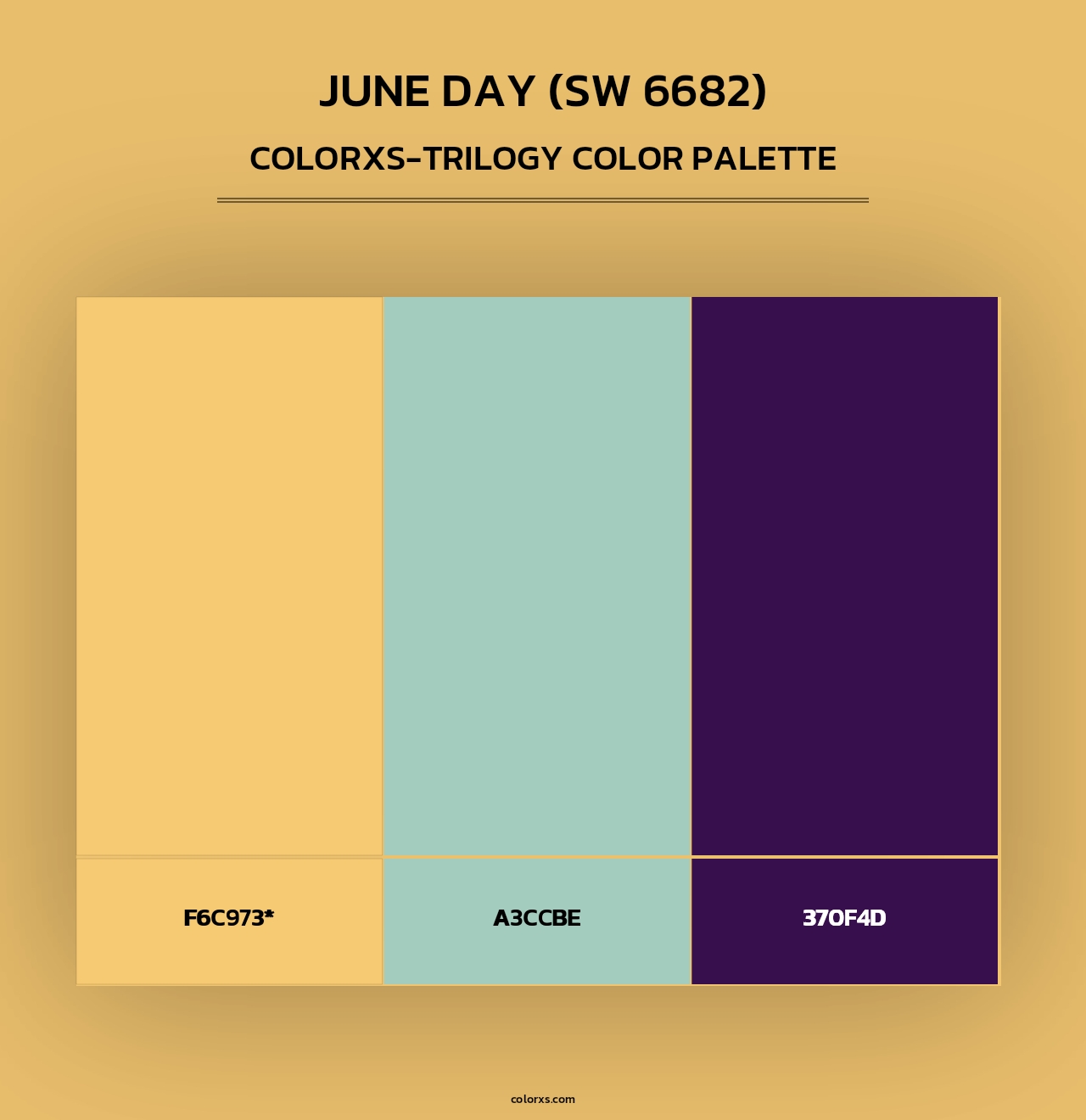 June Day (SW 6682) - Colorxs Trilogy Palette