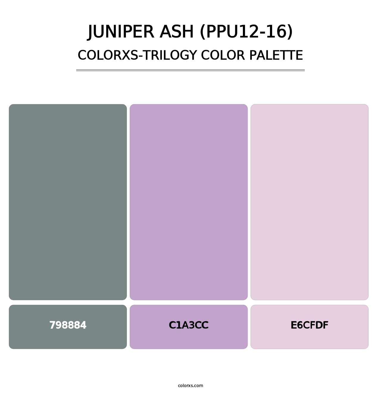 Juniper Ash (PPU12-16) - Colorxs Trilogy Palette