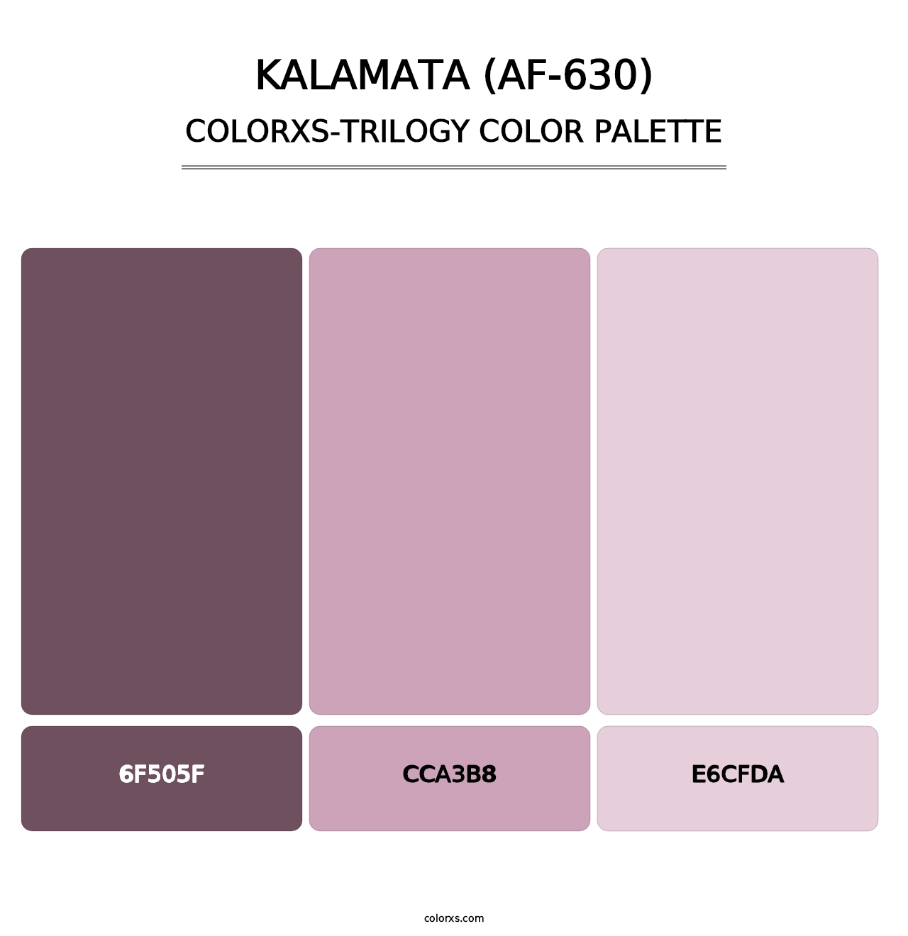 Kalamata (AF-630) - Colorxs Trilogy Palette