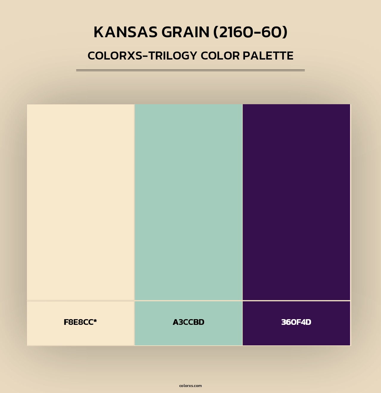 Kansas Grain (2160-60) - Colorxs Trilogy Palette