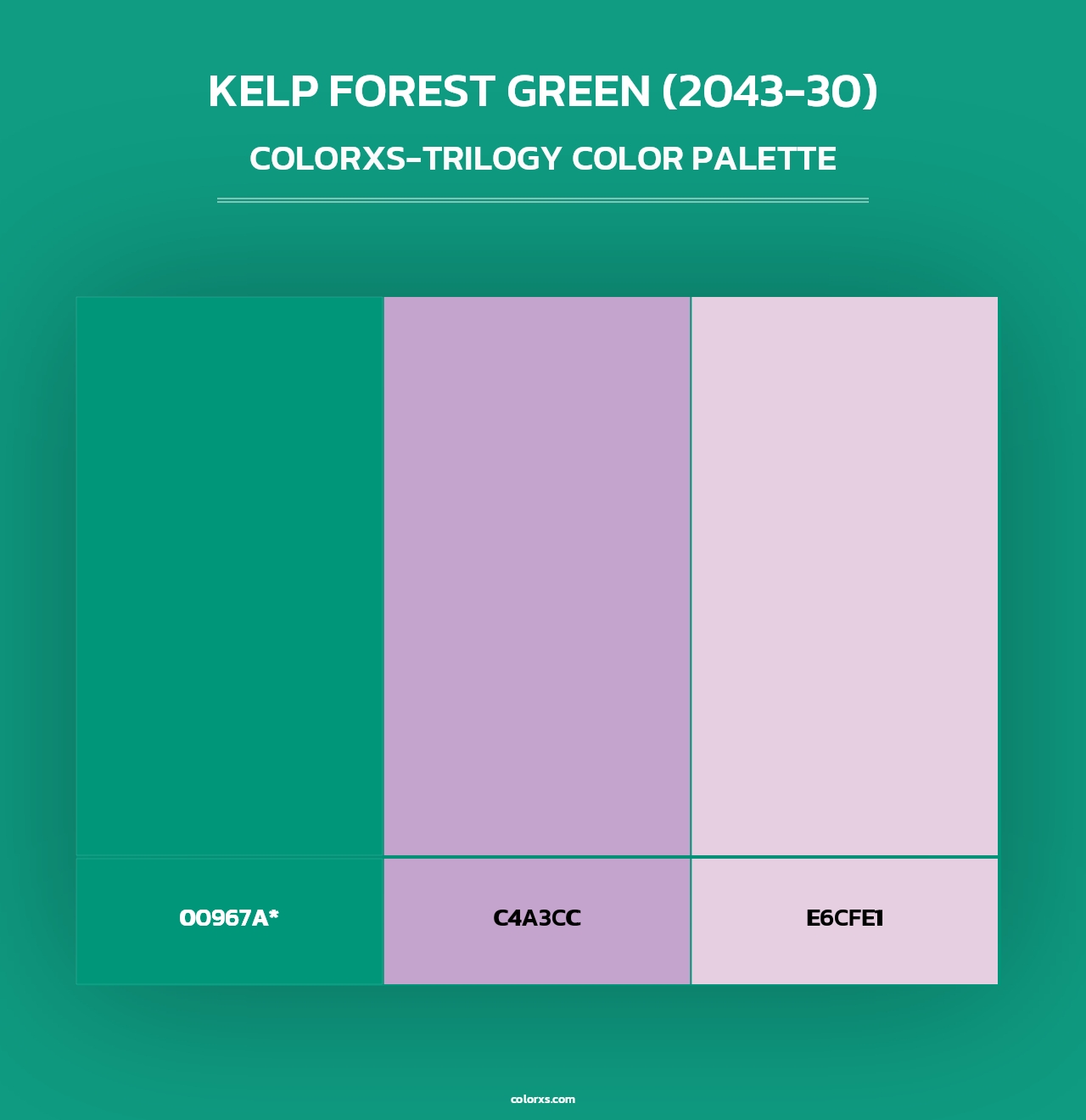 Kelp Forest Green (2043-30) - Colorxs Trilogy Palette