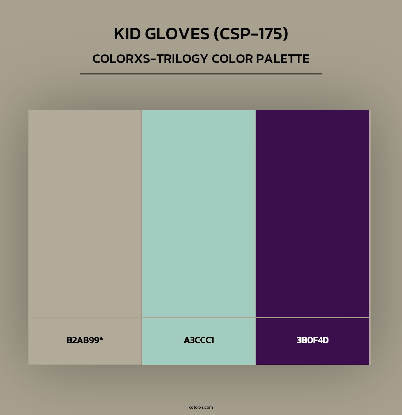 Kid Gloves (CSP-175) - Colorxs Trilogy Palette